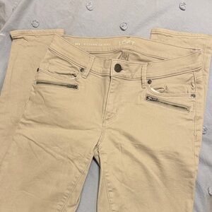 LOFT Khaki Modern Skinny Jeans